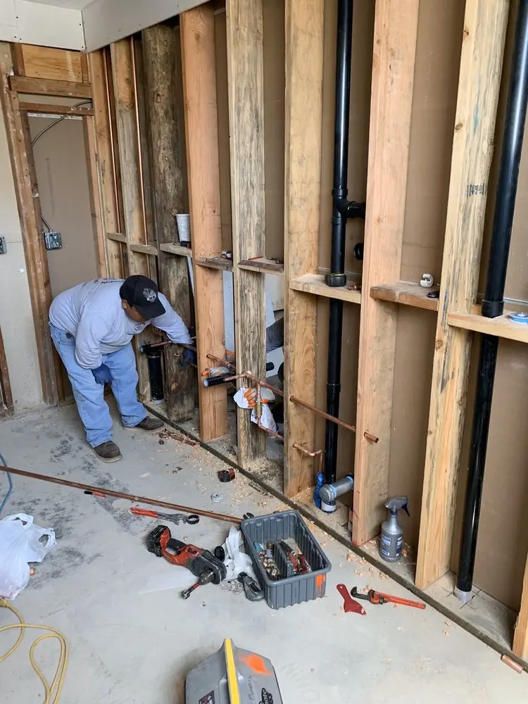 Commercial rough-in plumbing for Trenchless Sewer Repair in Dorchester